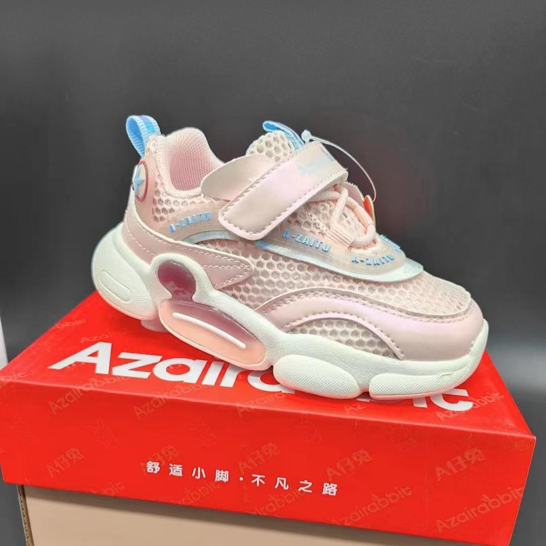 

Kids Shoes Spring Summer Girls Sports Shoes New Baby Breathable Casual Shoes Fashionable Children s Soft Sole Mesh Shoes Tenis 28 17.7cm розовый