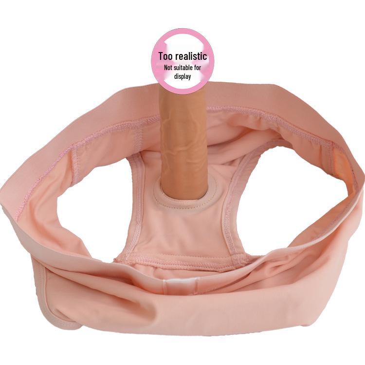 Moteriškos nešiojamos itin didelės vibratorinės kelnaitės-dildės, skirtos diskretiškam naudojimui lauke