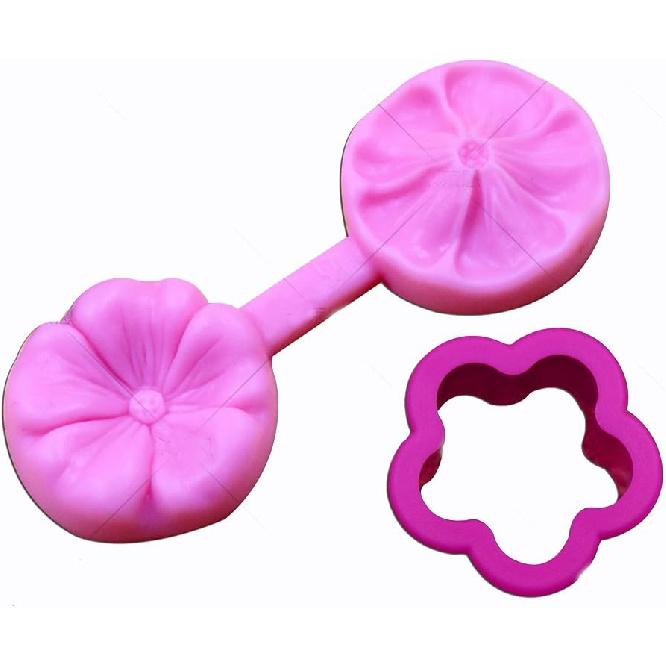 KALAIEN Cherry Blossom Silicone Fondant Cake Mold Flower Cake Design Moulds Chocolate Icing Candy Decorating Mould