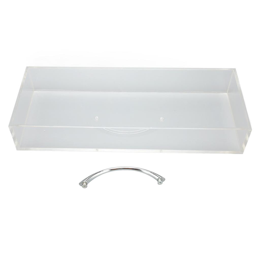 Transparent Dustproof Box Large Capacity Good Protection Watch Dustproof Box with Handle for