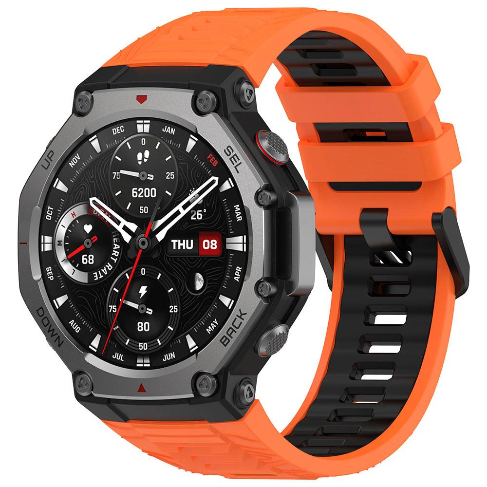 Silicone Watchband for Huami Amazfit T-REX 3 Smart Watch Wrist Band Replacement T-Rex3 Bracelet Belt Accessories With Tool