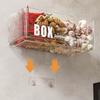 Clear Cabinet Door Organizer Large Capacity Spice Bottle Storage Box  Kitchen Use