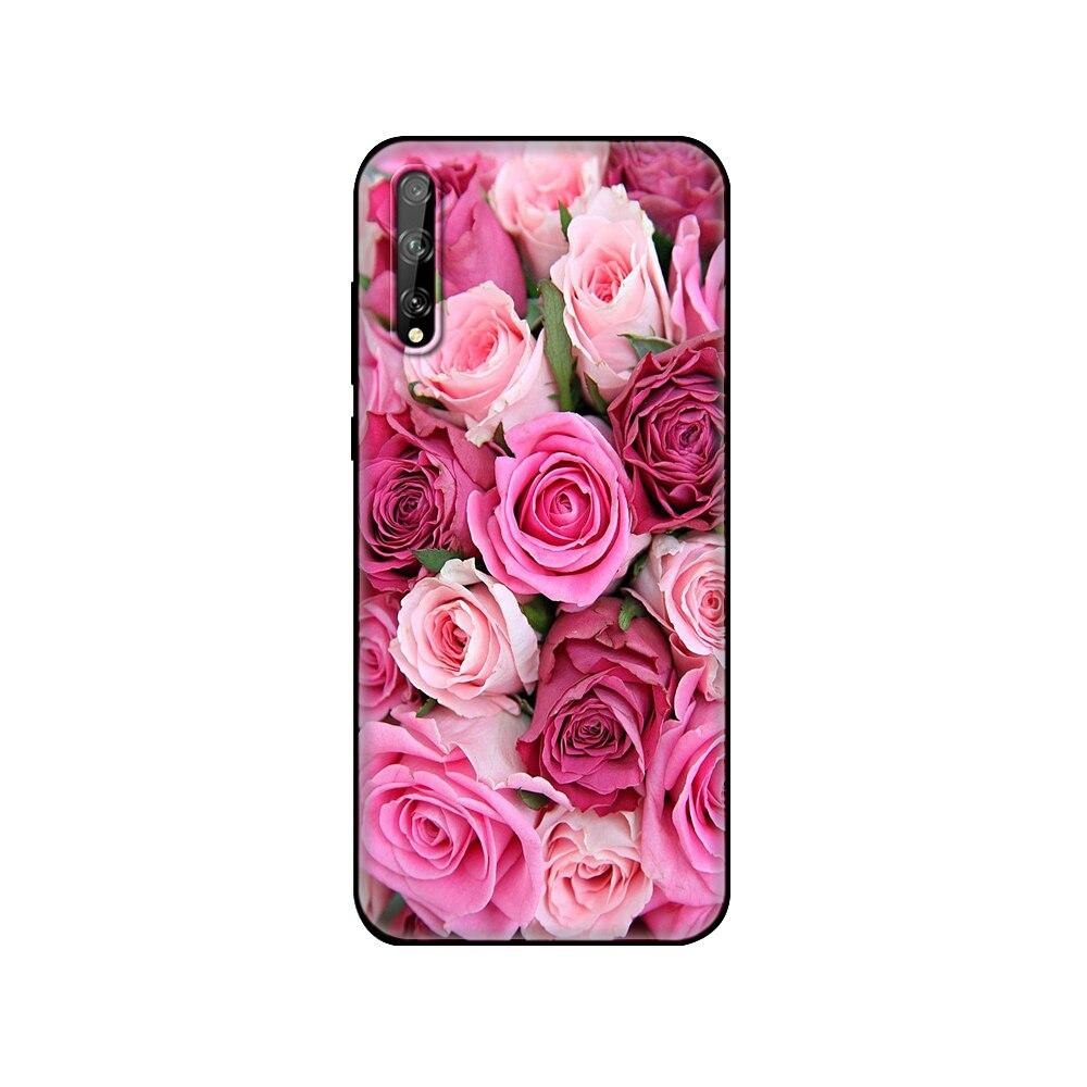 Für Huawei Y8P Hülle 6.3" Weiches Silikon Tpu Handyhülle Auf Huawei y8p 2020 Y 8P AQM-LX1 Rückseite huaweiy8p Bumper Funda schwarze tpu Hülle
