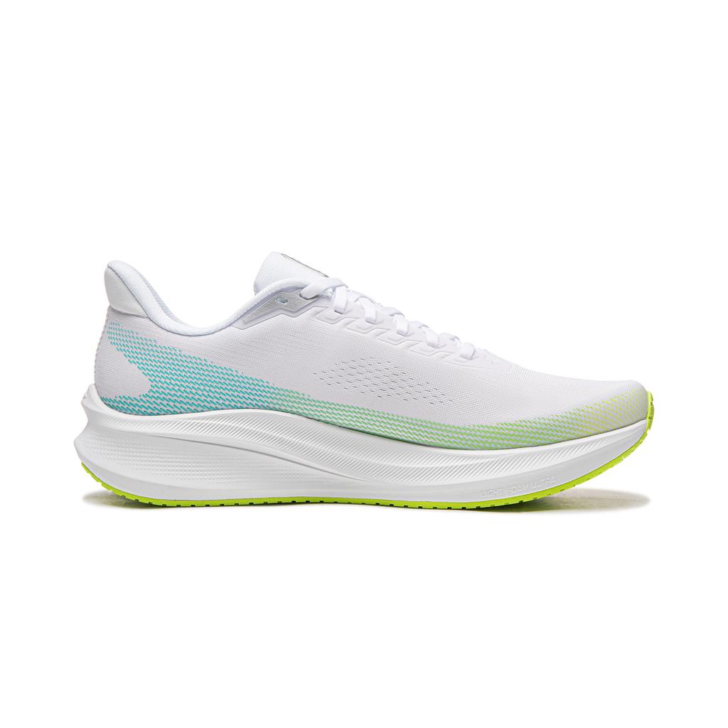 Li Ning Red Rabbit 9 Trendowa Moda Niskie Buty do Biegania Męskie Sneakers Standardowe-Białe Lśniące-Zielone ARPW003-15