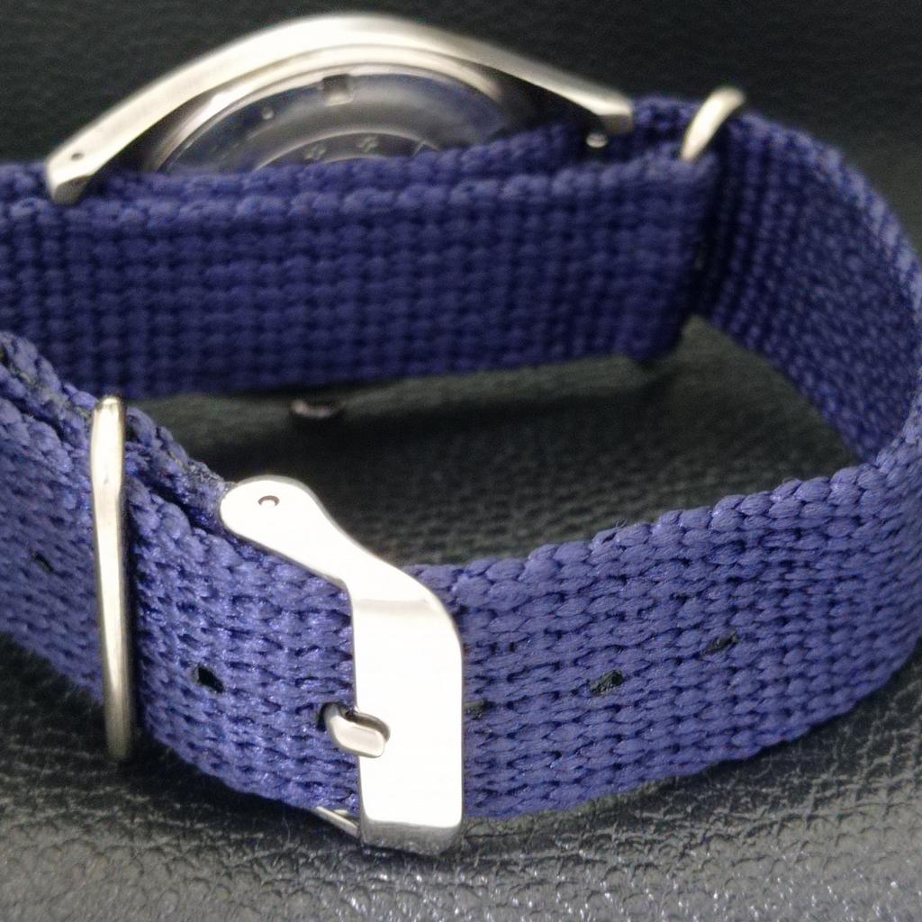 USED MENS HMT JANATA HAND-WINDING INDIAN BLUE COLOR DIAL WATCH a432773-2 R113-a432773