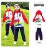 2025 Neuer Stil Buntes Akademisches Kinder Sommer Sportuniform Set