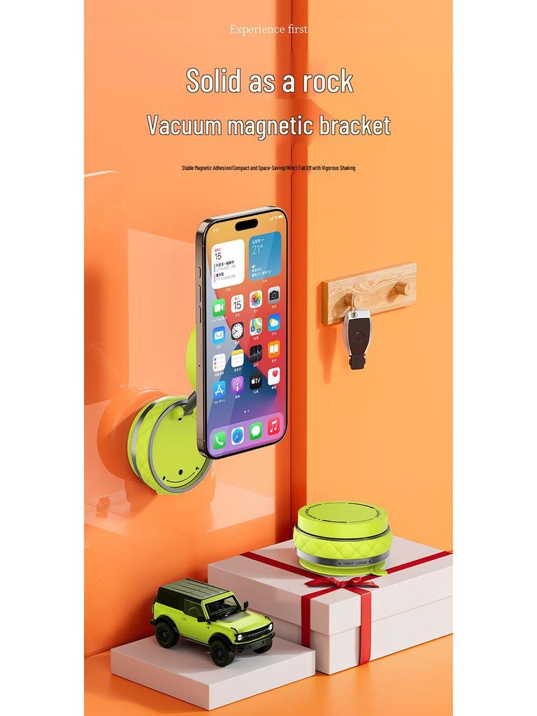 Foldable Magnetic Suction Car Mount & Desktop Phone Holder