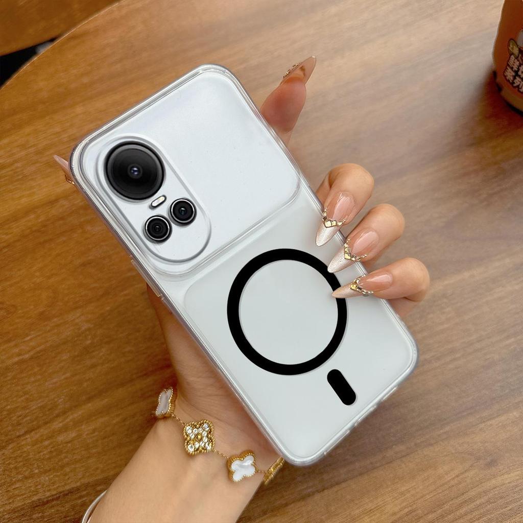 Case for OPPO Reno10pro 5G,Reno10 5G Anti-Fingerprint Matte Cover Big Camera Window Clear Edge Casing