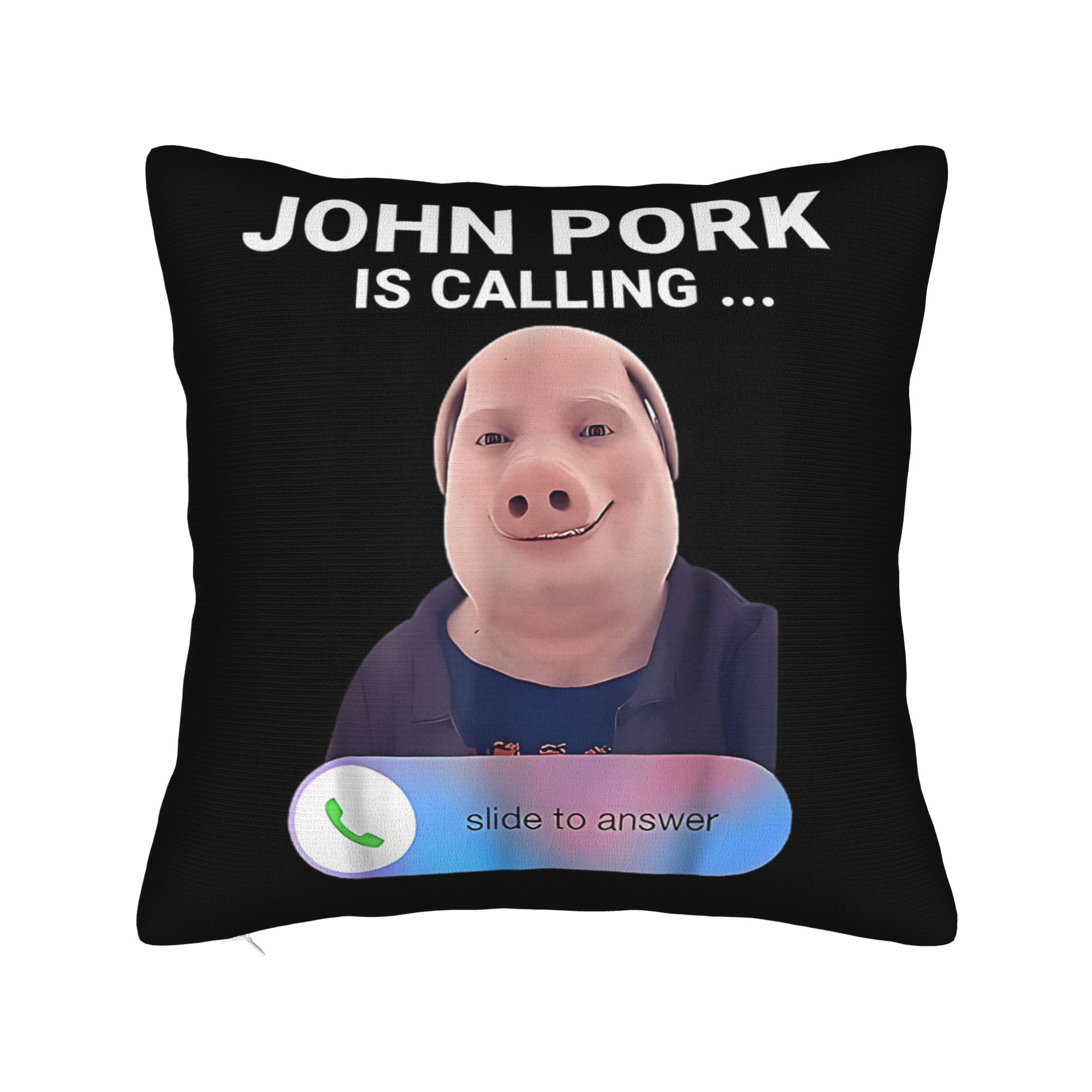 

Наволочка John Pork Is Calling Смешной Ответ на Звонок Телефон Удобная Чехол на Подушку Для Дивана Автомобиля Домашний Декор Новинка Наволочки 30cm x 30cm