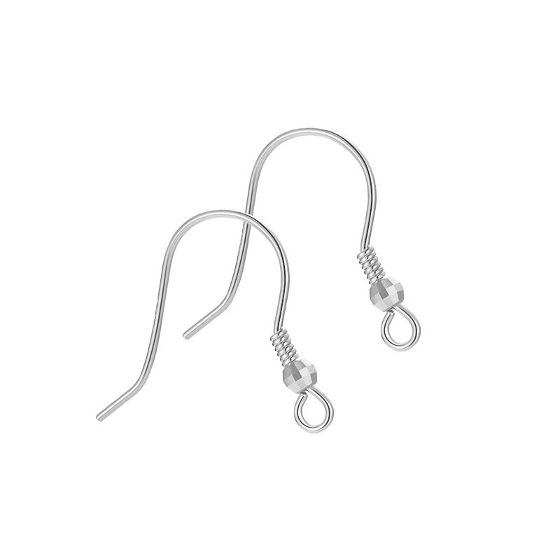 DIY 925 Sterling Silver Accessories Ear Fish Hooks Dangle Pendant Earrings Wire for Fine Jewelry Making Handmade