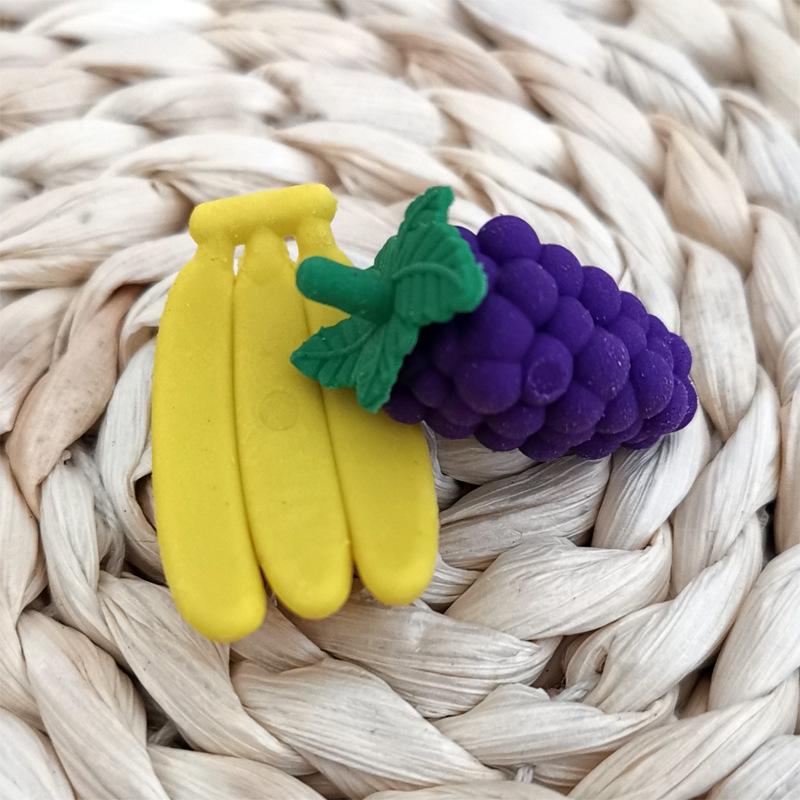 Fruit Eraser Cute Simulation Styling Eraser Student Learning Stationery Office Prize