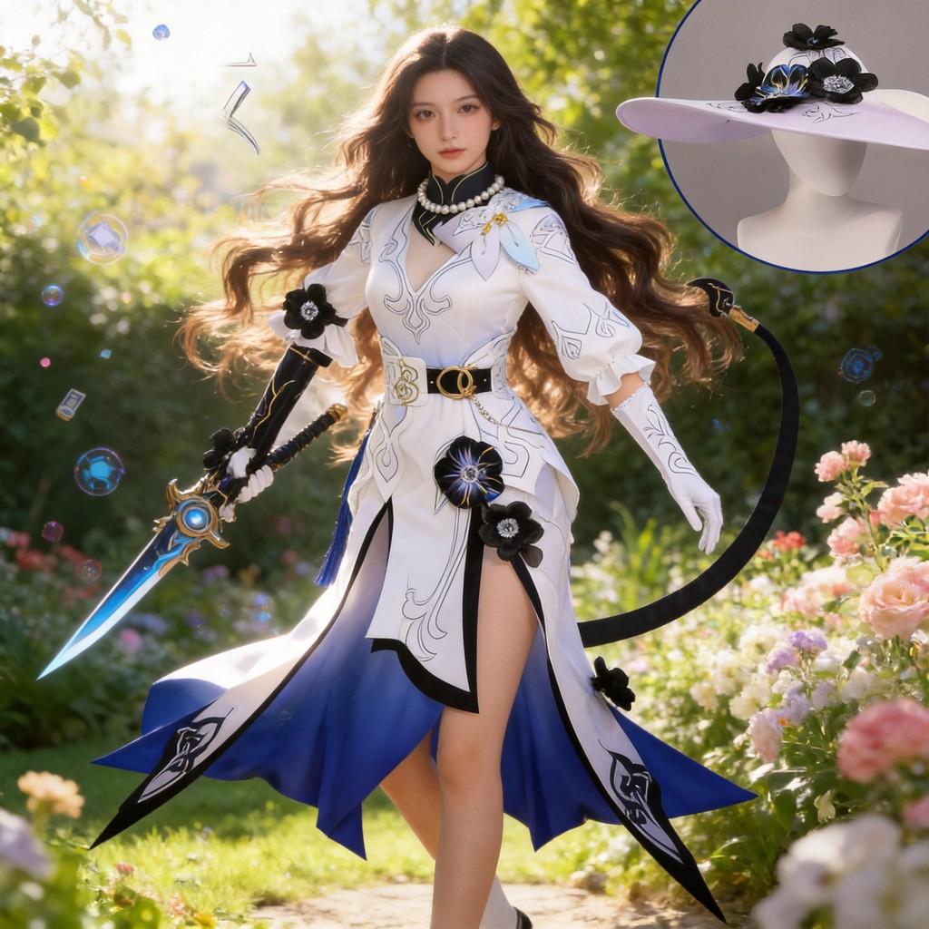 Honkai Star Rail Cosplay Attire With Breathable Fabric For Conventions