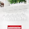 Upside-Down Red Wine Glass Rack for Hanging in Cabinets
