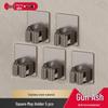 JINGRUIXIANG 5-Pack Wall-Mounted Mop and Broom Holder Clips