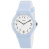 J-AXIS Watch Pastel Color Watch Simple Easy-to-Read Plastic Case Round Lightweight Matching Pair Children Students TCG73 Unisex Blue One
