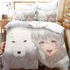 Anime To Your Eternity Bettwäscheset Jungen Mädchen Twin Queen Größe Bettbezug Kissenbezug Bett Kinder Erwachsene Mode Heimtextilien