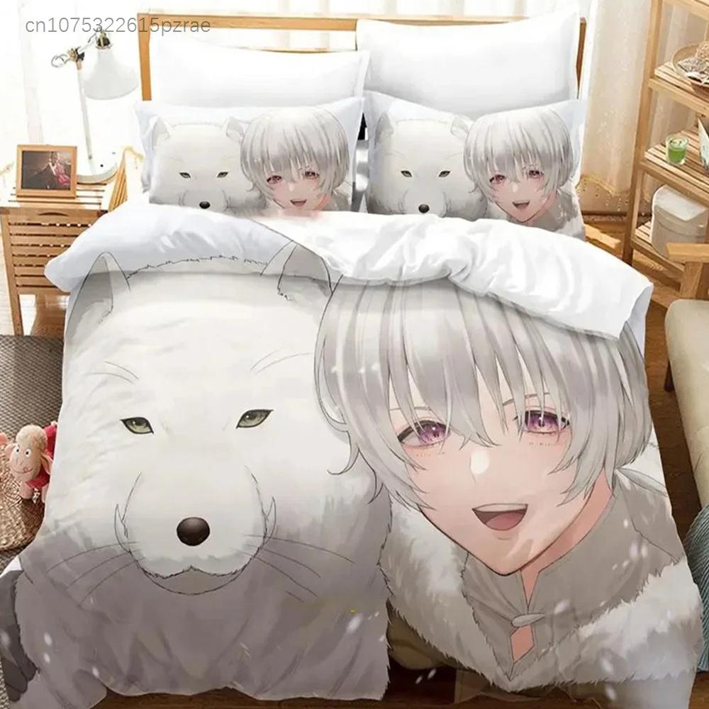 Anime To Your Eternity Bettwäscheset Jungen Mädchen Twin Queen Größe Bettbezug Kissenbezug Bett Kinder Erwachsene Mode Heimtextilien