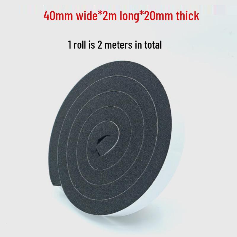 Black Self-Adhesive Fire Retardant Foam Tape