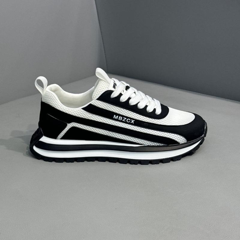 Men's Shoes 2025 New Summer Mesh Breathable Trend Versatile Sports and Leisure Shoes Men's Platform Popular Dad Shoes