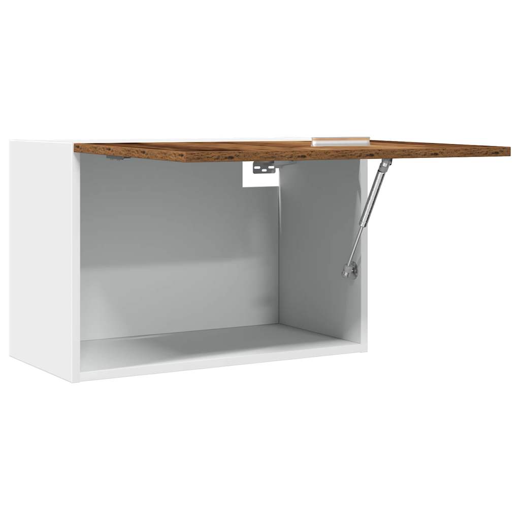 Lyon Wall Mounted Cabinet Rustic Wood Look 60 x 31 x 40 cm Engineered Wood