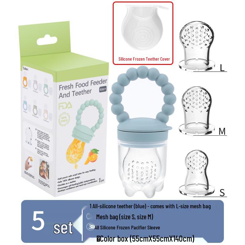 Silicone Baby Fruit and Vegetable Teether Pacifier Feeder