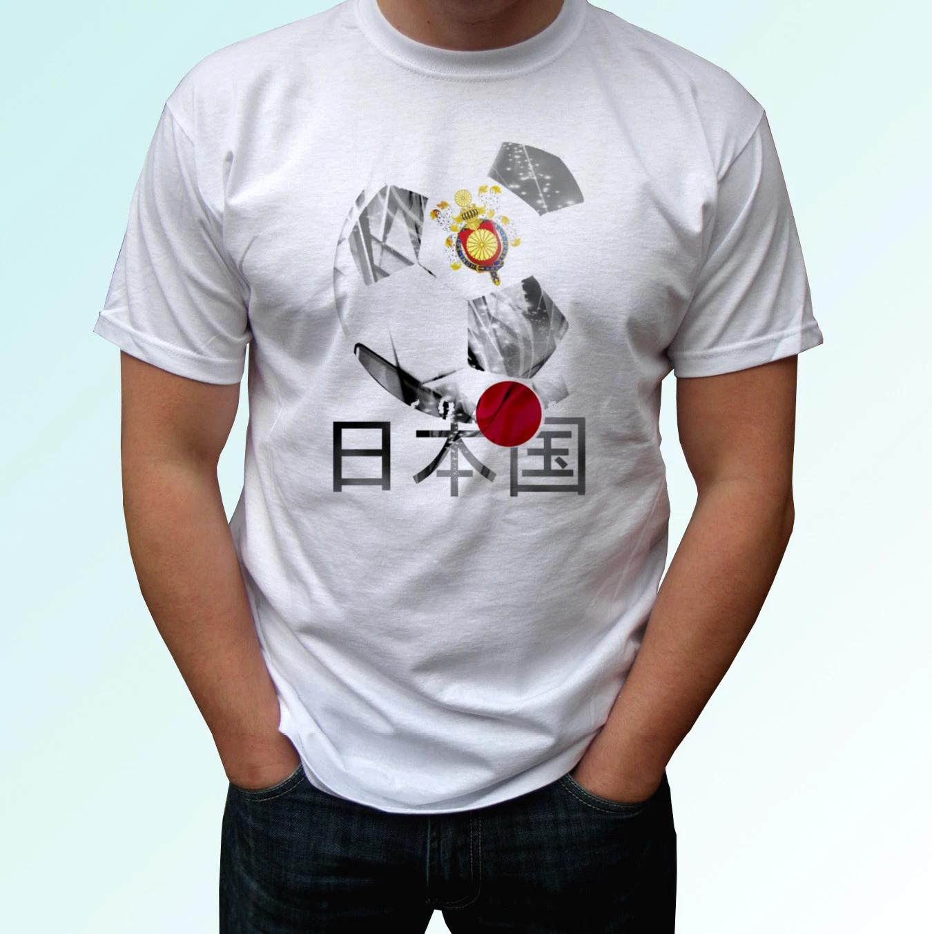 

Japan football flag white kids boys T-Shirt design soccer world cup top tee all sizes 100