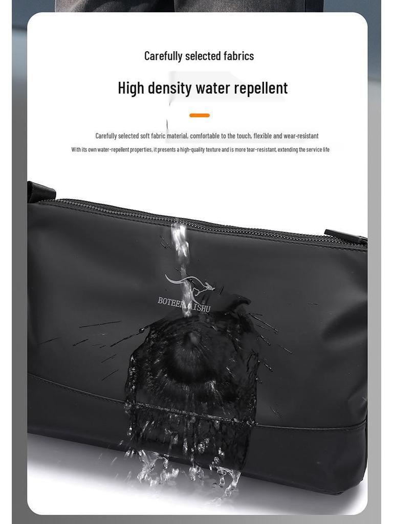 2025 Trendige Herren Umhängetasche mit mehreren Fächern: Großes Fassungsvermögen, ideal für Pendler