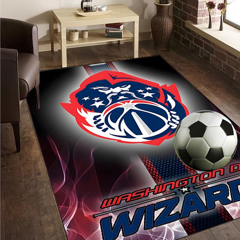 Washington basketball Stars Rug Office Carpet Non-Slip Mat, Chair Rug Floor Covering for Gaming, Bedroom, Living Room , Home Decor Christmas Gift