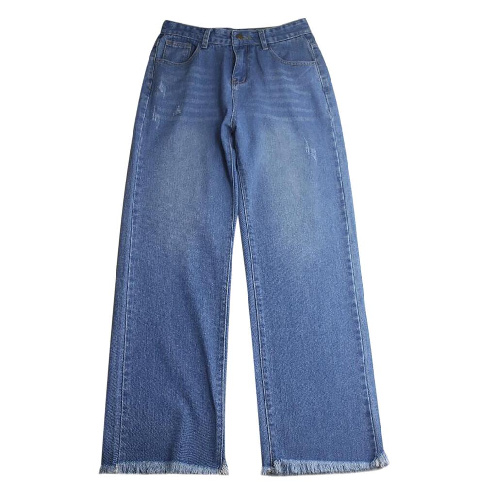 GMXIA Vintage Baggy Jeanshose Damen