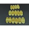 Natural Yellow Lace Agate Matched Pair Oval Cabochon Gemstone 07 Pair Lot C-3991