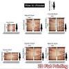 2D flat printing 2pcs Curtain Scene Curtains Spring Cherry Blossoms Digital Printed Polyester Drapes Family Party Use for