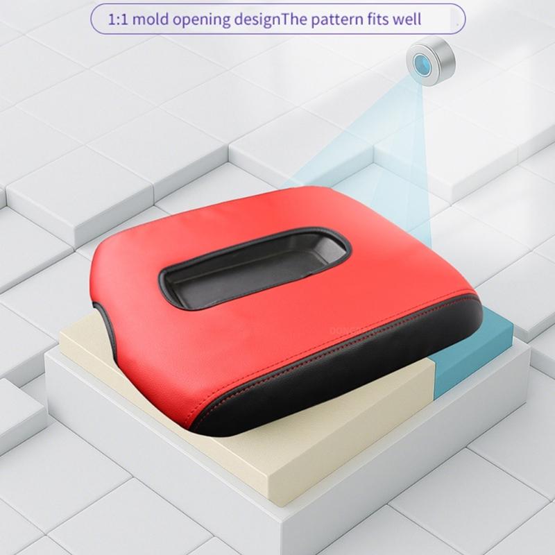 Replacement Armrest Protection Cover for 2019-2024 Car Leather Armrest Cover Automotive Interior Accessories