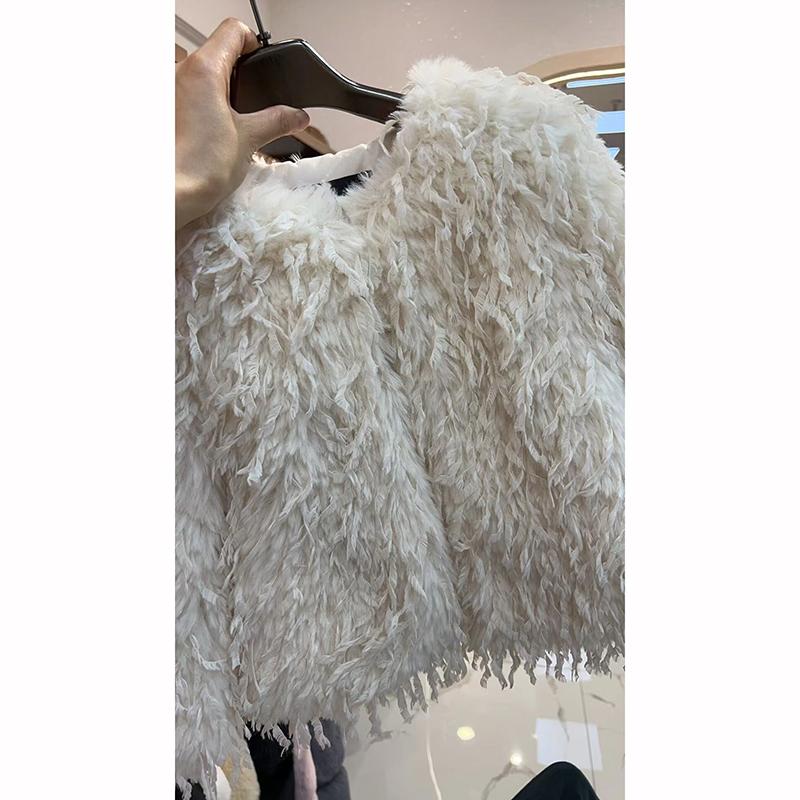 Dívčí Kožich Podzimní Zimní Kabáty Hrubý Samet Děti Děti Teplý