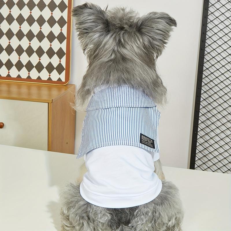 Summer Dog Clothes Casual Versatile Dog T-shirt Suitable for Small Medium Dogs Chihuahua French Bulldog Pet Shirt