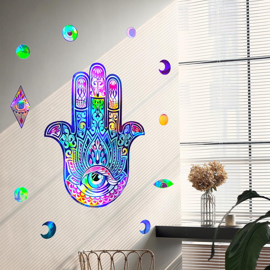 Ls16500-Kx Laser Fatima Hand Farbiger Wandaufkleber mit allmählichem Farbwechsel Betrachtungswinkel Unterschiedliche Farben