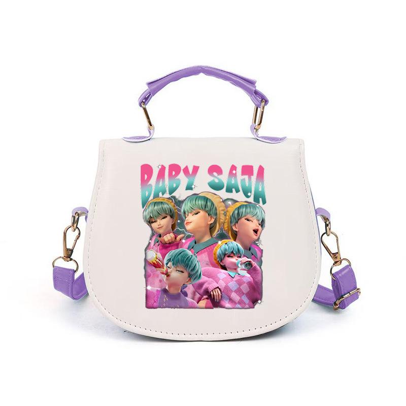 Kpop Animation Cartoon Printing Korean Version Of The Trend Handbag Multi-Function Portable Shoulder Messenger Bag