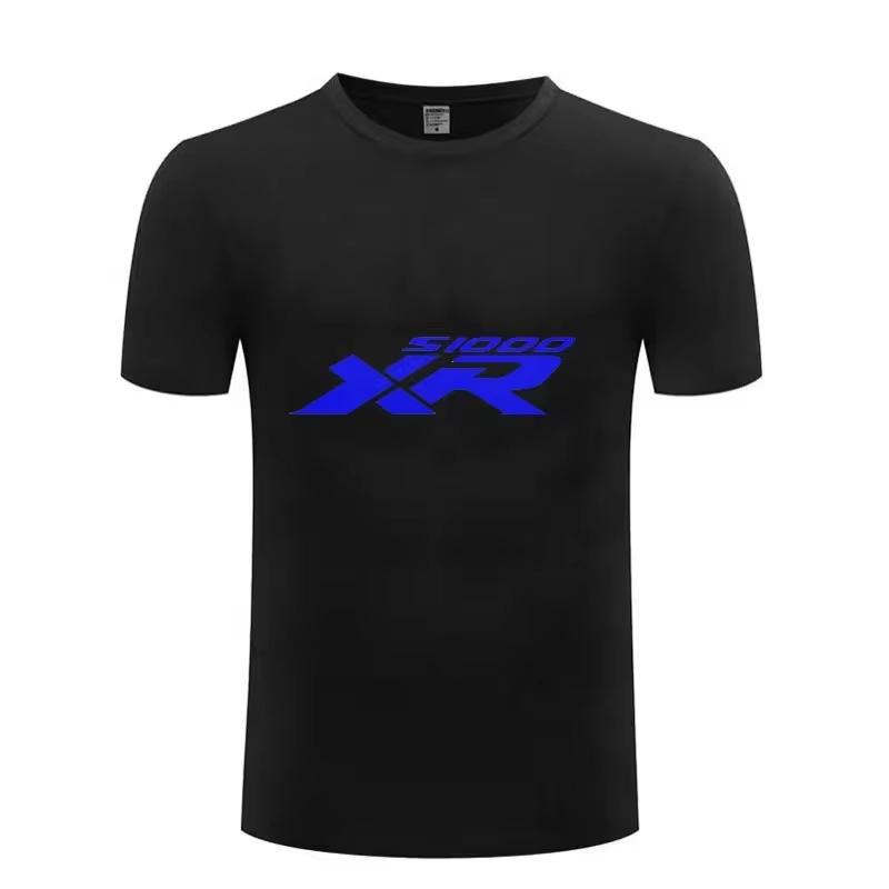 High Quality S1000XR T Shirt Men Print New LOGO Tee Cotton Summer Short Sleeve Round Neck Tops Casual Clothing Unisex Oversized
