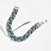 Korean Style Starry Sky Alloy Couple Bracelet With Geometric Design For Travel Gift