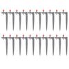 20PCS ABS Irrigation Dripper With Ground Insert Lightweight Drip Irrigation Emitters 90 Degree / 180 Degree / 360 Degree