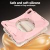 4 in 1 Detachable Mech-style Drop-resistant Wrist Strap Stand Case for IPad A16 11th 10th with Long Rope Soft Silicone Cover