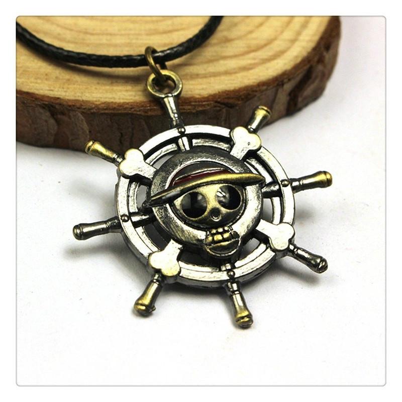 Buy Inspiered By One Piece Necklace Rudder Flag at affordable prices ...