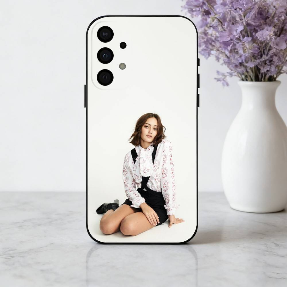A-Actress E-Ella-A P-Purnell-L Phone Case For Samsung Galaxy A73,A72,A71,A70,A53,A52,A51,Soft Silicone Black Cover