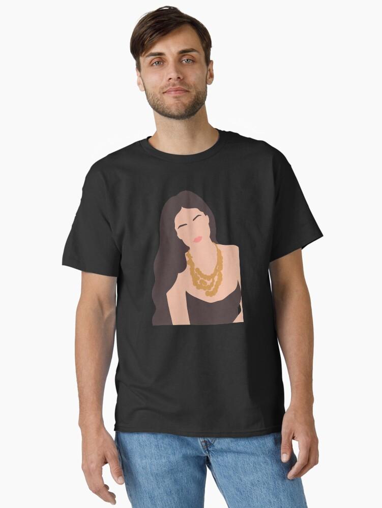 T-shirt Classica con Illustrazione Lineless di Selena Gomez