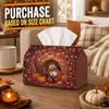 1pc Magical Woodland Autumn Tissue Box | Multi-Functional Autumn Napkin Dispenser, Two Sizes Available Suitable for Home, Thanksgiving Parties, Hedgeh