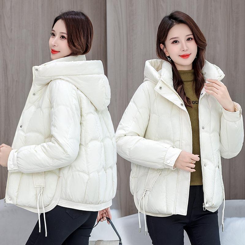 Down cotton-padded clothes for women's winter new loose small cotton-padded jackets thickened fashion short cotton-padded jackets