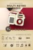 RELAX Multi Retro Radio with Speaker, 7-in-1 Portable Radio, Bluetooth, MP3 Music Playback, LED Light, Flashlight, Power Bank, Multi-Function Radio, R