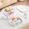 Multilayer Medicines Organizers Box With Clear Lid Large Capacity Portable Storage For Household Emergency Use