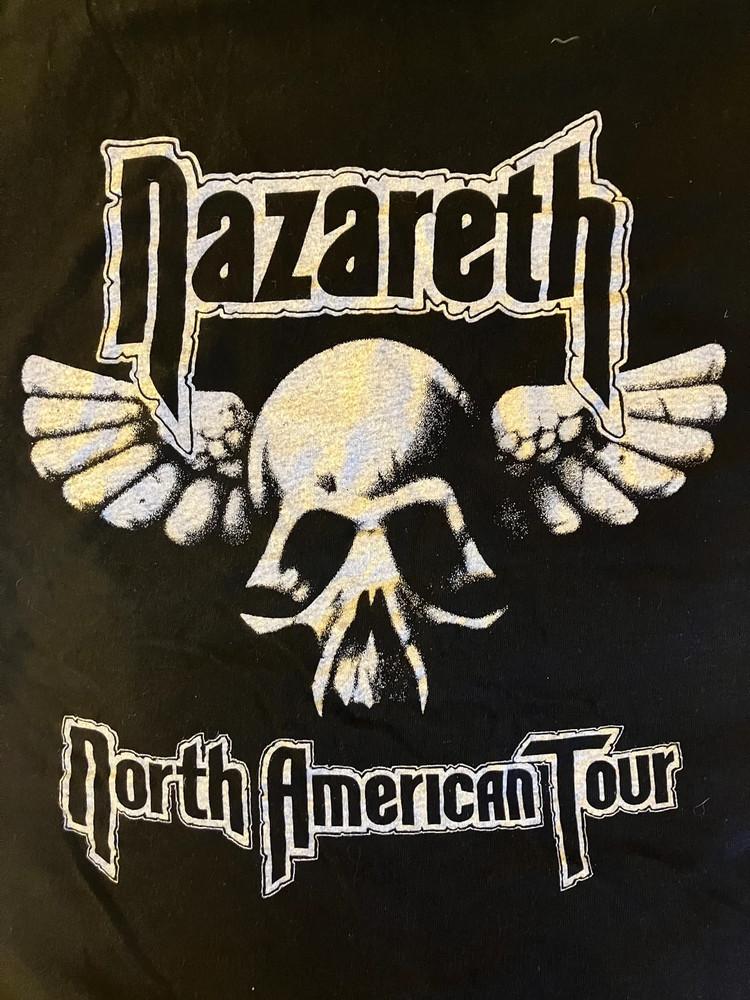 Коллекция Nazareth Band Короткий рукав Хлопок Черный Все размеры Мужская Футболка QA099 Унисекс Футболка XXL