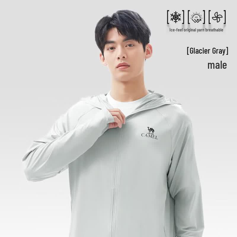 CAMEL Men s UPF300+ Ice Silk Sun Protection Hoodie M
