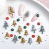 New Resin Christmas Series Christmas Tree Color Hemisphere Nail Art Decoration Diy Nail Art Accessories Phone Case Accessories